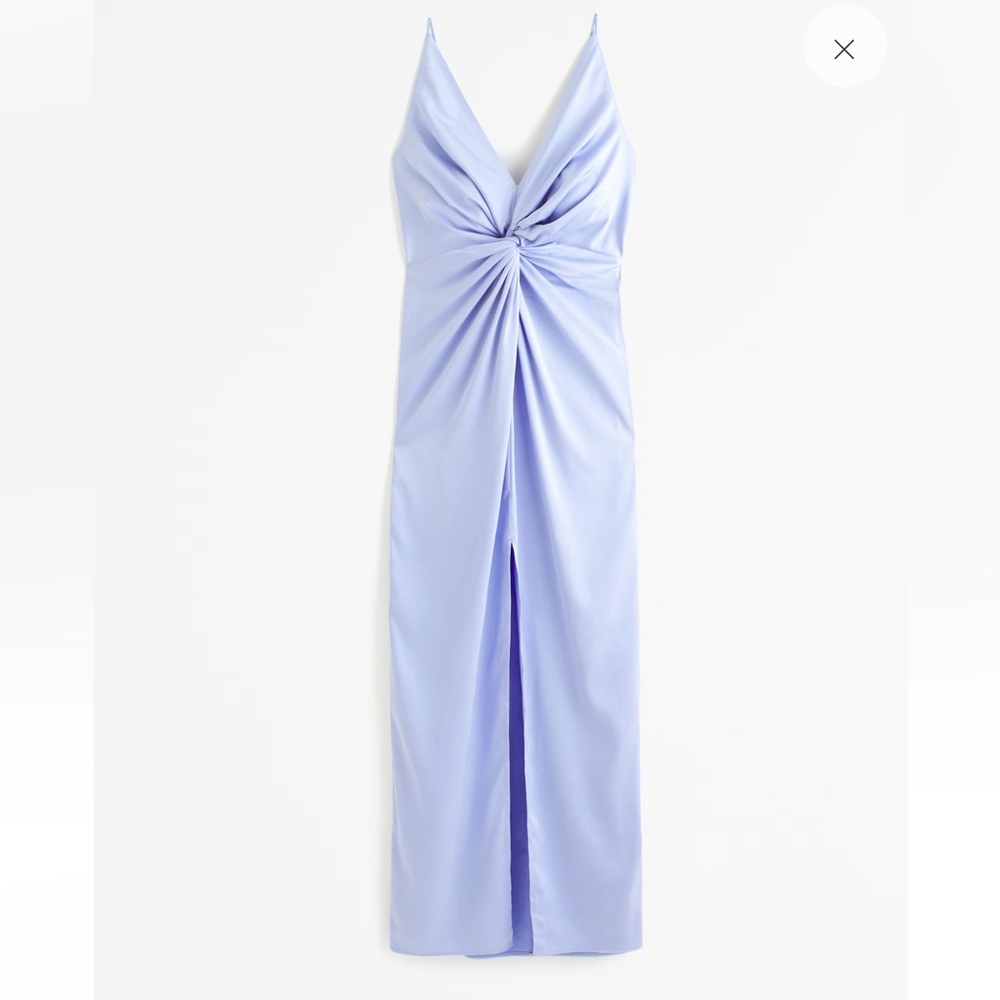 Abercrombie & Fitch Light Blue Maxi Dress